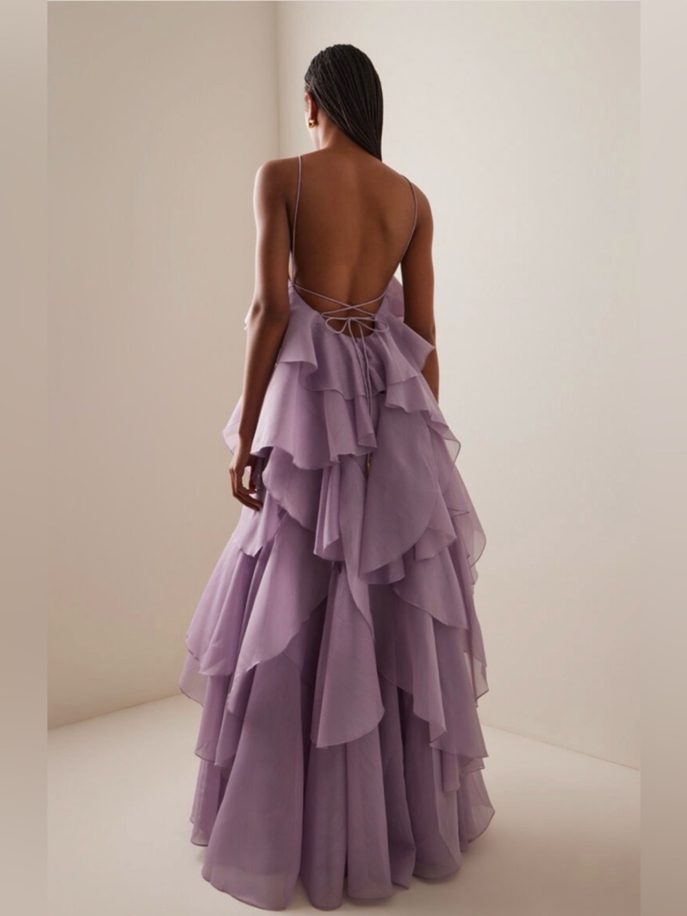 Aje - Pandorea Layered Maxi Dress in purple - Picture 3 of 14